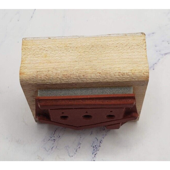 Stampin' Up! Bold Block House Wood Mounted Rubber Stamp - Picture 2 of 7